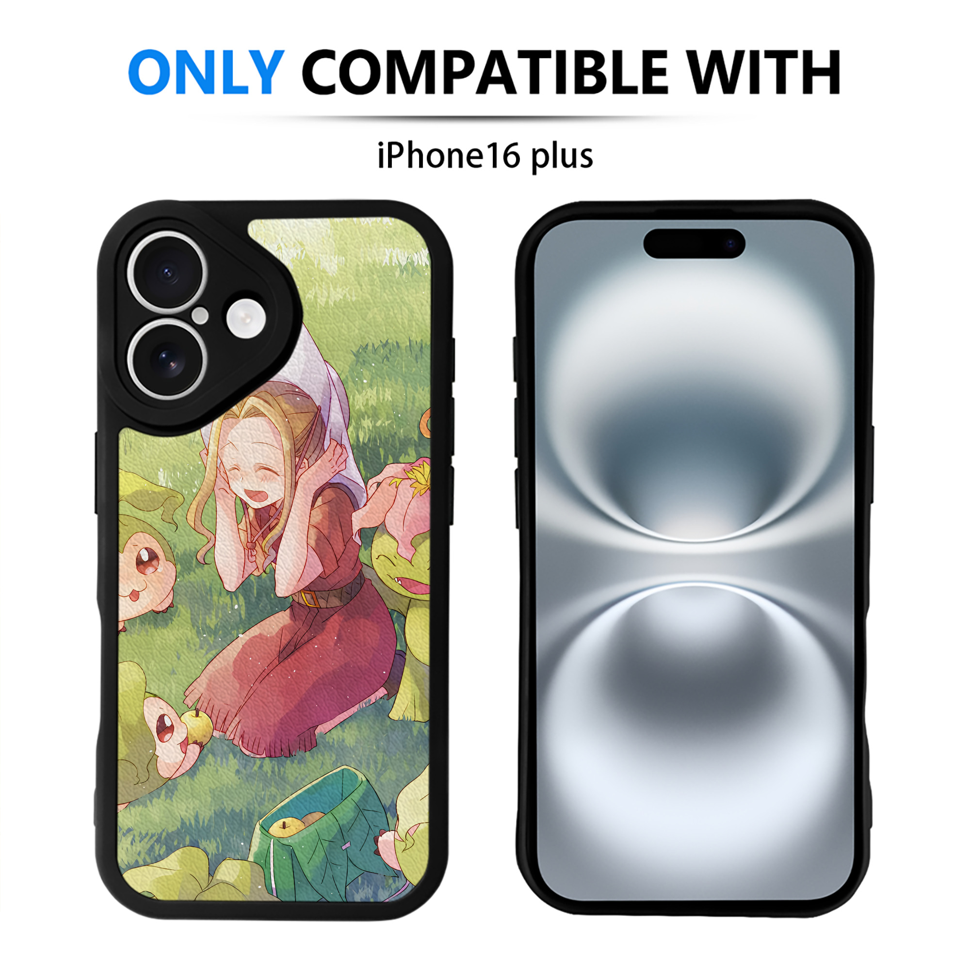 （画像用） Digimon デジタルモンスター/デジモン 【iPhone 16シリーズ対応】シリコンスマホケース（レザー調） 材質：シリコン